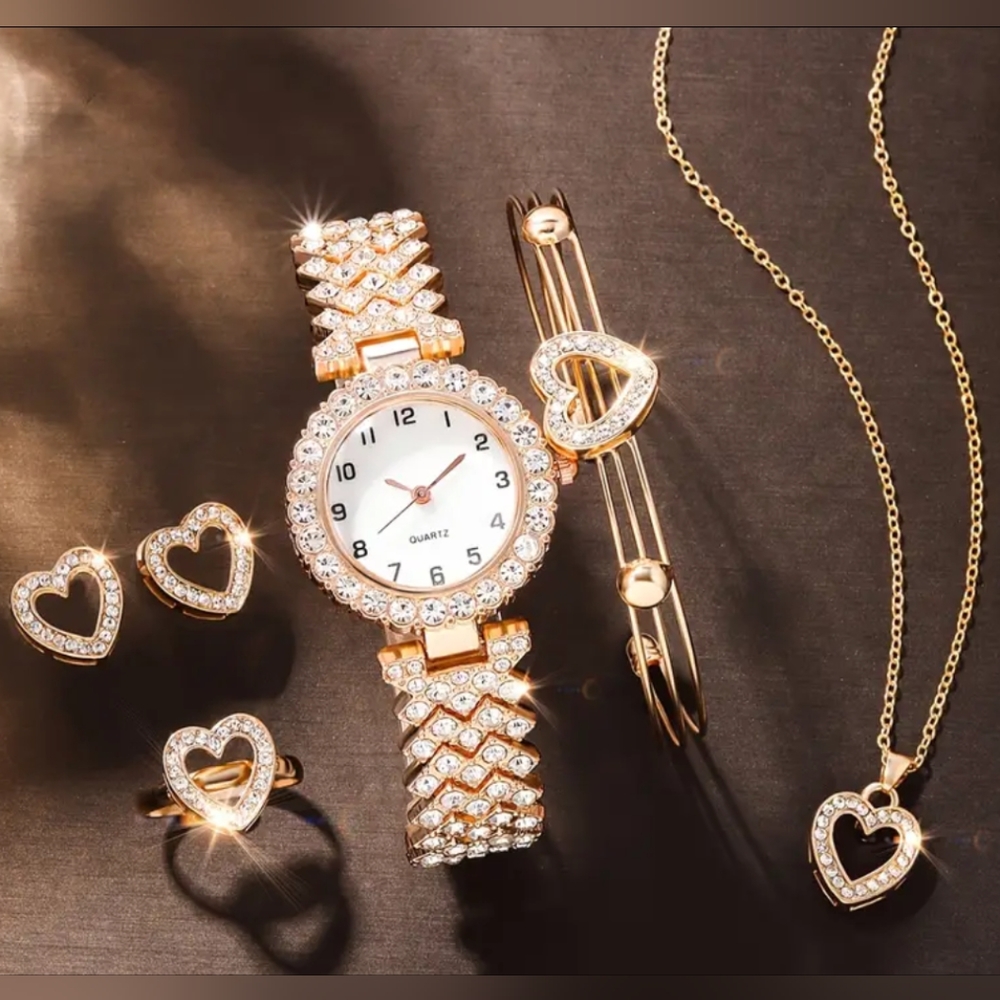 Rose Gold Jewelry Set